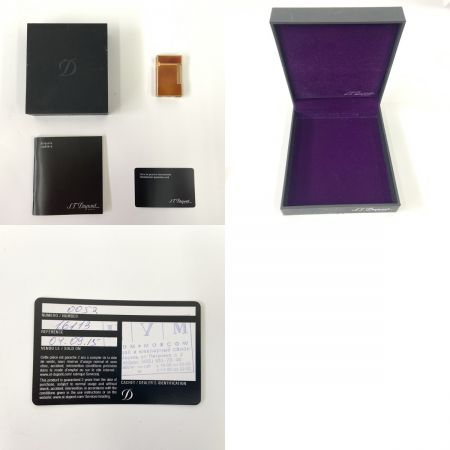  S.T.Dupont エステーデュポン ギャッツビー ローラー ガス ライター 漆 ブラウン ジャンク品 現状渡し
