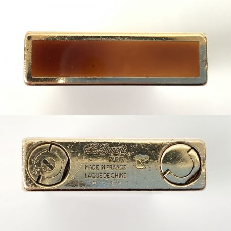  S.T.Dupont エステーデュポン ギャッツビー ローラー ガス ライター 漆 ブラウン ジャンク品 現状渡し