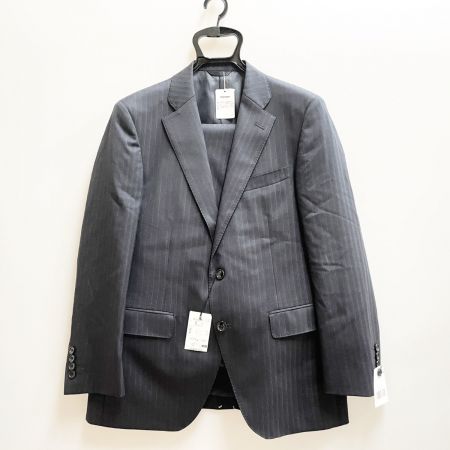  D'URBAN ダーバン メンズ 2パンツスーツ ストライプ サイズ94AB4 ネイビー