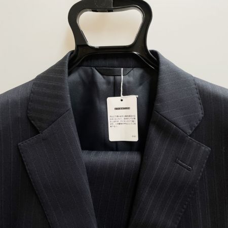  D'URBAN ダーバン メンズ 2パンツスーツ ストライプ サイズ94AB4 ネイビー