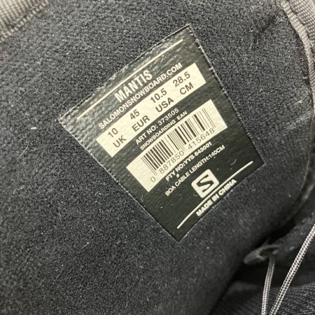  SALOMON サロモン MANTIS スノーボード スノーボードブーツ SIZE 28.5cm 373505 黒×オレンジ