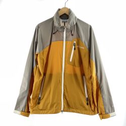 〇〇 Columbia コロンビア メンズ ジャケット マウンテンパーカー タグリッジジャケット サイズM PM2388 グレー×マスタード Bランク