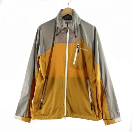  Columbia コロンビア メンズ ジャケット マウンテンパーカー タグリッジジャケット サイズM PM2388 グレー×マスタード