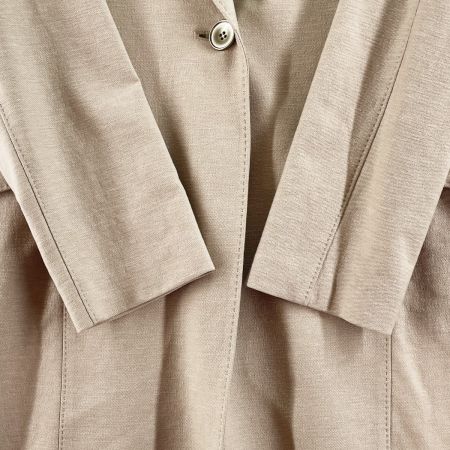  PINORE ピノーレ レディース ジャケット 1つボタン サイズ40 ベージュ