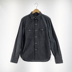  EIGHT-G エイトジー メンズ シャツ サイズM 8LS-05 グレー Bランク