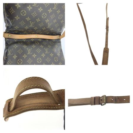  LOUIS VUITTON ルイヴィトン モノグラム ソミュール ショルダーバッグ  M42256 ブラウン