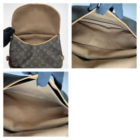  LOUIS VUITTON ルイヴィトン モノグラム ソミュール ショルダーバッグ  M42256 ブラウン