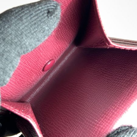  Cartier カルティエ マストライン 二つ折り コインケース ボルドー レッド