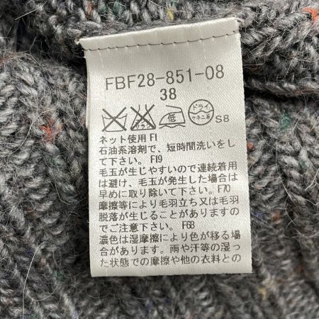  BURBERRY BLUE LABEL バーバリーブルーレーベル レディース ニットワンピース サイズ38 グレー