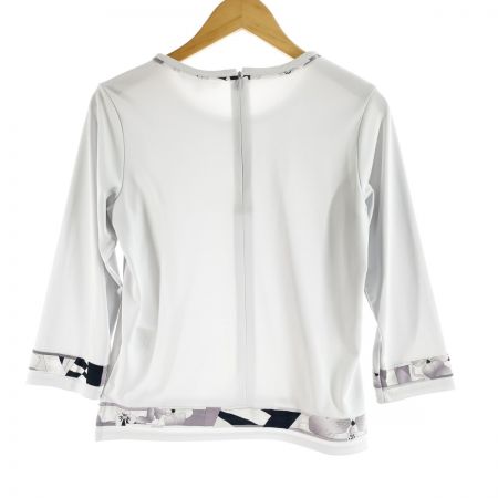  LEONARD レオナール レディース カットソー サイズ40 ライトグレー