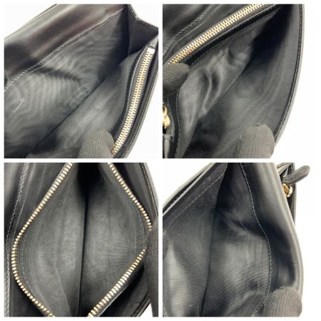  PRADA プラダ サフィアーノ トライアングル ロゴ 長財布  1MV025 ブラック