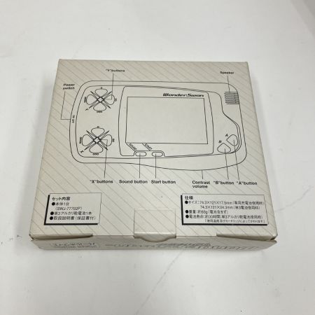  BANDAI バンダイ 本体 WonderSwan ワンダースワン ゲームソフト チョコボの不思議なダンジョン SWJ-77702P ジャンク品 現状渡し