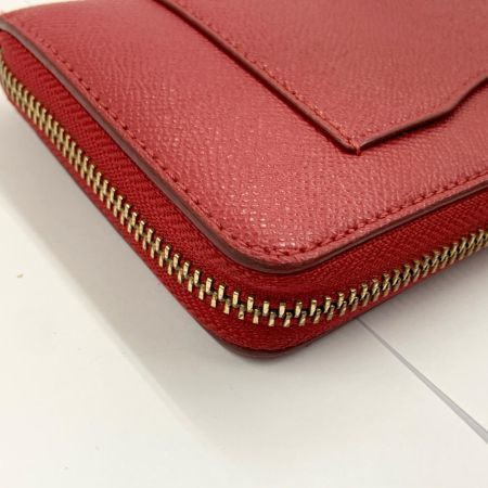 COACH コーチ アコーディオン ラウンドファスナー 長財布　 F54007 レッド