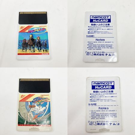   PCエンジン ソフト×10本 取説×9冊 ジャンク品 現状渡し