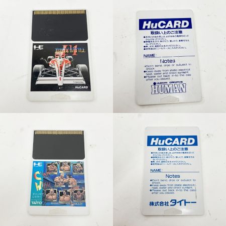   PCエンジン ソフト×10本 取説×9冊 ジャンク品 現状渡し