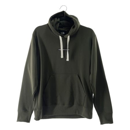  THE NORTH FACE ザノースフェイス メンズ パーカー ボックスロゴ サイズM NT62001A カーキ