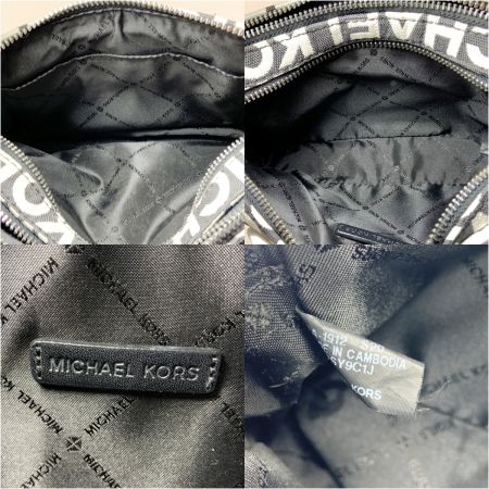  MICHAEL KORS マイケルコース ショルダーバッグ ホワイト x ブラック