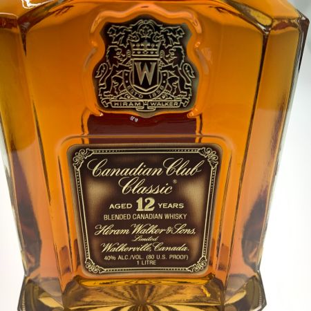  Canadian Club カナディアンクラブ Classi クラシック 12年 ウィスキー 40% 未開栓