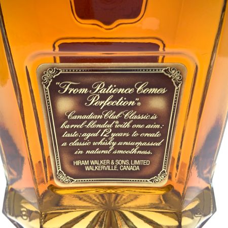  Canadian Club カナディアンクラブ Classi クラシック 12年 ウィスキー 40% 未開栓