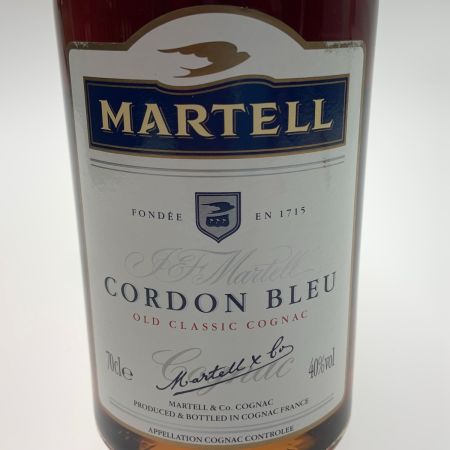  MARTELL マーテル CORDON BLEU コルドン ブルー コニャック 700ml 40% ブルー 未開栓