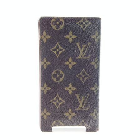  LOUIS VUITTON ルイヴィトン モノグラム ポルト カルト クレディ 二つ折り長札入れ M60825 ブラウン 現状渡し