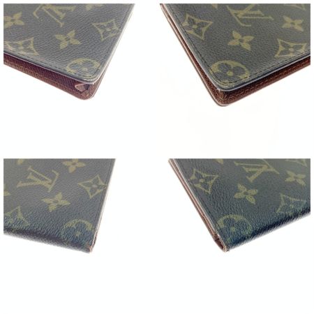  LOUIS VUITTON ルイヴィトン モノグラム ポルト カルト クレディ 二つ折り長札入れ M60825 ブラウン 現状渡し