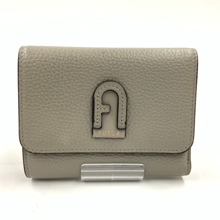  FURLA フルラ ダフネ ロゴ 三つ折り財布 WP00241 グレー