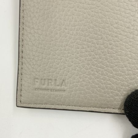  FURLA フルラ ダフネ ロゴ 三つ折り財布 WP00241 グレー