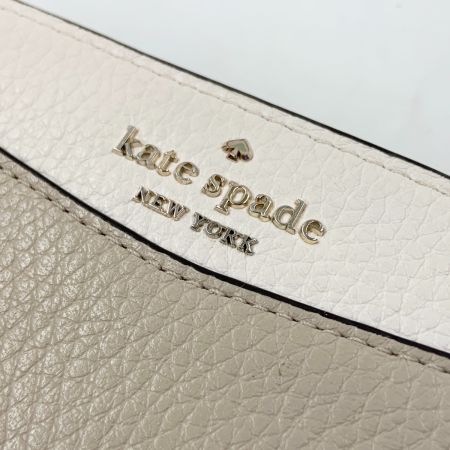  Kate Spade ケイトスペード レイラ ミディアム コンパクト バイフォールド ウォレット 財布 K6396 UG3 ベージュ