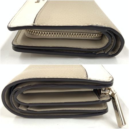  Kate Spade ケイトスペード レイラ ミディアム コンパクト バイフォールド ウォレット 財布 K6396 UG3 ベージュ