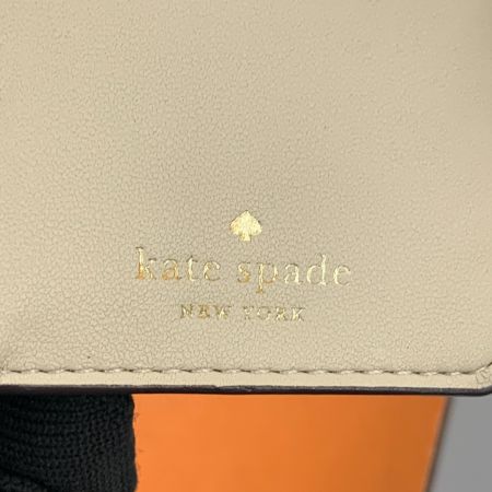  Kate Spade ケイトスペード レイラ ミディアム コンパクト バイフォールド ウォレット 財布 K6396 UG3 ベージュ
