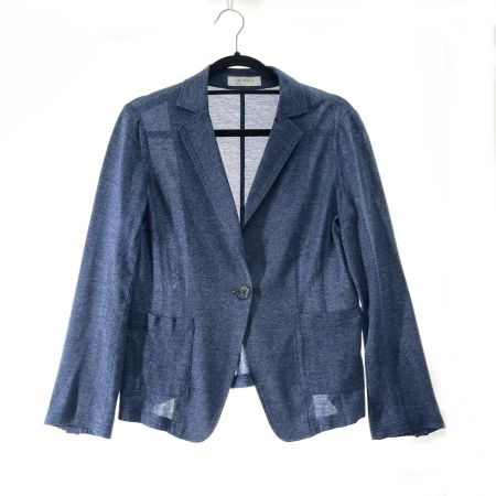  Leilian レリアン レディース ジャケット サイズ9 ブルー