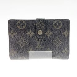 〇〇 LOUIS VUITTON ルイヴィトン モノグラム ポルトフォイユ ヴィエノワ がま口短財布 M61663 ブラウン  Cランク