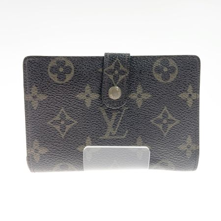  LOUIS VUITTON ルイヴィトン モノグラム ポルトフォイユ ヴィエノワ がま口短財布 M61663 ブラウン 