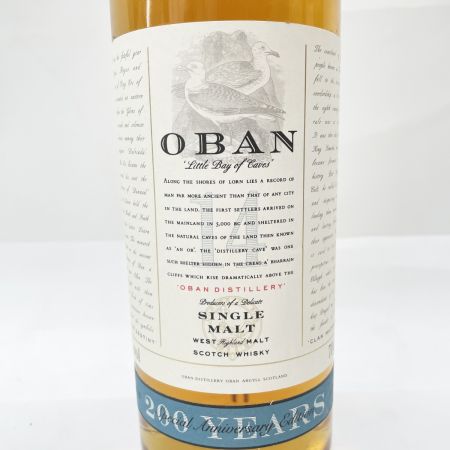  Oban オーバン ウィスキー 14年 200 Years Anniversary 750ml 43% 未開栓