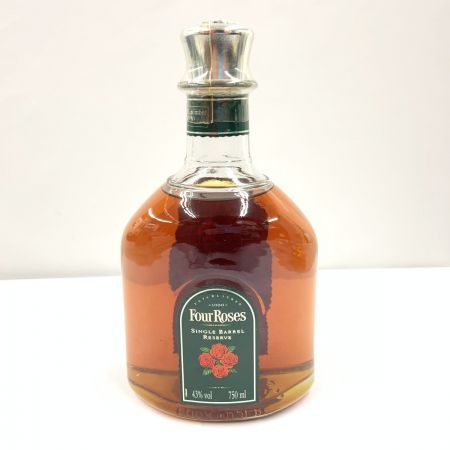  FOUR ROSES フォアローゼス  シングルバレル リザーブ バーボン ウィスキー 750ml 43% 未開栓