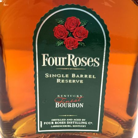  FOUR ROSES フォアローゼス  シングルバレル リザーブ バーボン ウィスキー 750ml 43% 未開栓
