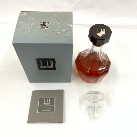  dunhill ダンヒル オールドマスター クリスタルデキャンタ ウィスキー 750ml 43% 未開栓