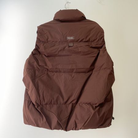  Emmauela メンズ ダウンベスト イタリア製 グースダウン SIZE 52 ブラウン 未使用品