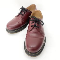 〇〇 Dr.Martens ドクターマーチン 3ホール シューズ イエローステッチ サイズUK8 AW006 ブラウン Bランク