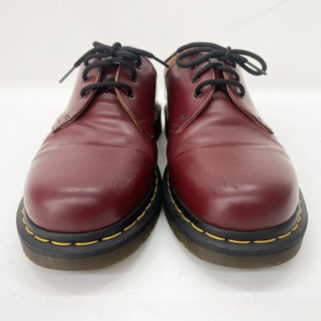  Dr.Martens ドクターマーチン 3ホール シューズ イエローステッチ サイズUK8 AW006 ブラウン