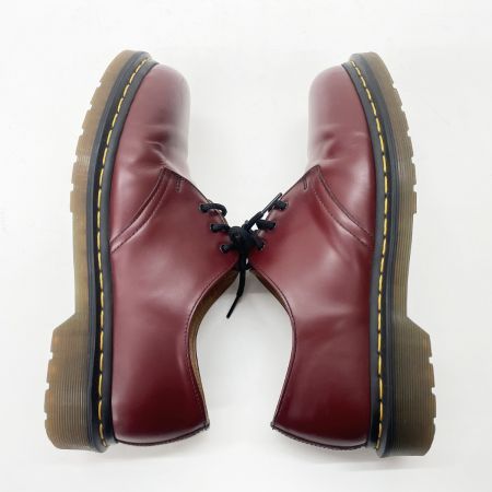  Dr.Martens ドクターマーチン 3ホール シューズ イエローステッチ サイズUK8 AW006 ブラウン