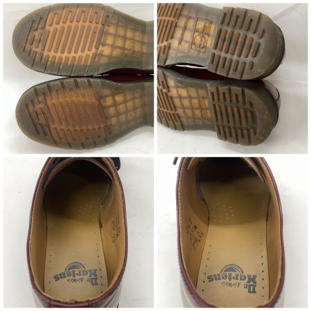  Dr.Martens ドクターマーチン 3ホール シューズ イエローステッチ サイズUK8 AW006 ブラウン