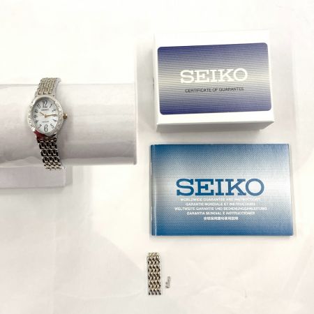  SEIKO セイコー ドルチェ&エクセリーヌ レディース腕時計 SWCQ051 シルバー x ゴールド