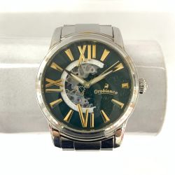 〇〇 Orobianco オロビアンコ オラクラシカ 自動巻き腕時計 OR-0011N グリーン 現状渡し  Cランク