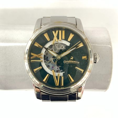  Orobianco オロビアンコ オラクラシカ 自動巻き腕時計 OR-0011N グリーン 現状渡し 