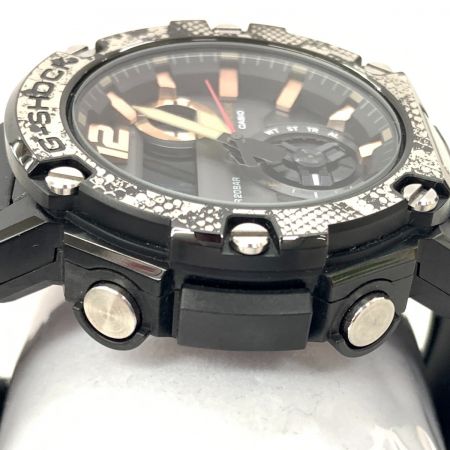  CASIO カシオ Gショック WILDLIFE PROMISINGコラボレーションモデル ソーラークォーツ 腕時計 GST-B300 ブラック x ベージュ