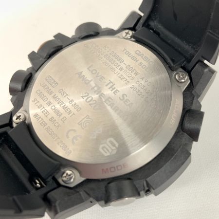  CASIO カシオ Gショック WILDLIFE PROMISINGコラボレーションモデル ソーラークォーツ 腕時計 GST-B300 ブラック x ベージュ