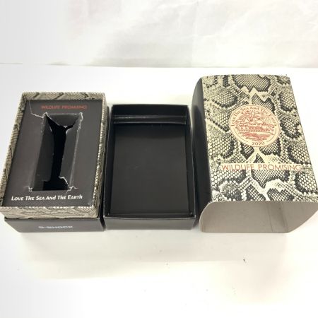  CASIO カシオ Gショック WILDLIFE PROMISINGコラボレーションモデル ソーラークォーツ 腕時計 GST-B300 ブラック x ベージュ