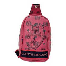 〇〇 CASTELBAJAC カステルバジャック メンズ ショルダーバッグ  088913 レッド Bランク